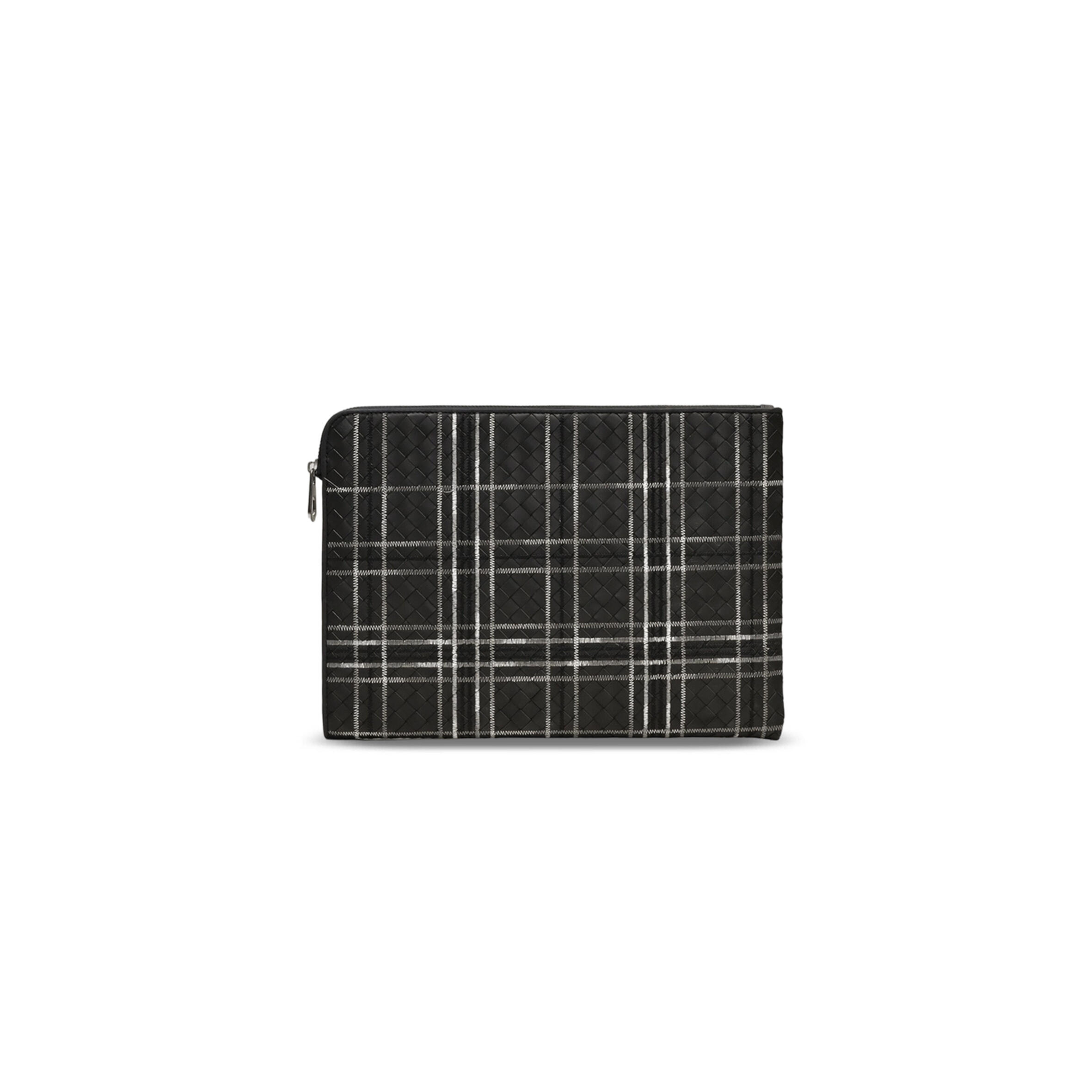 BOTTEA VENETA CHECKERED CLUTCH BAG (33*24*3cm)